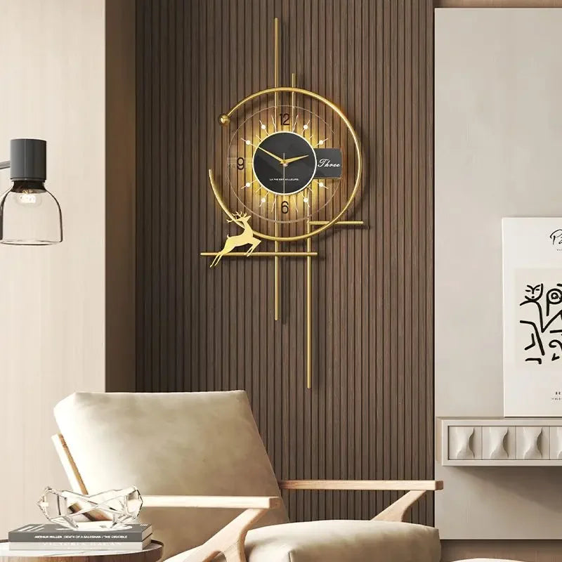 Modern Wall Clock – Silent Quartz Design