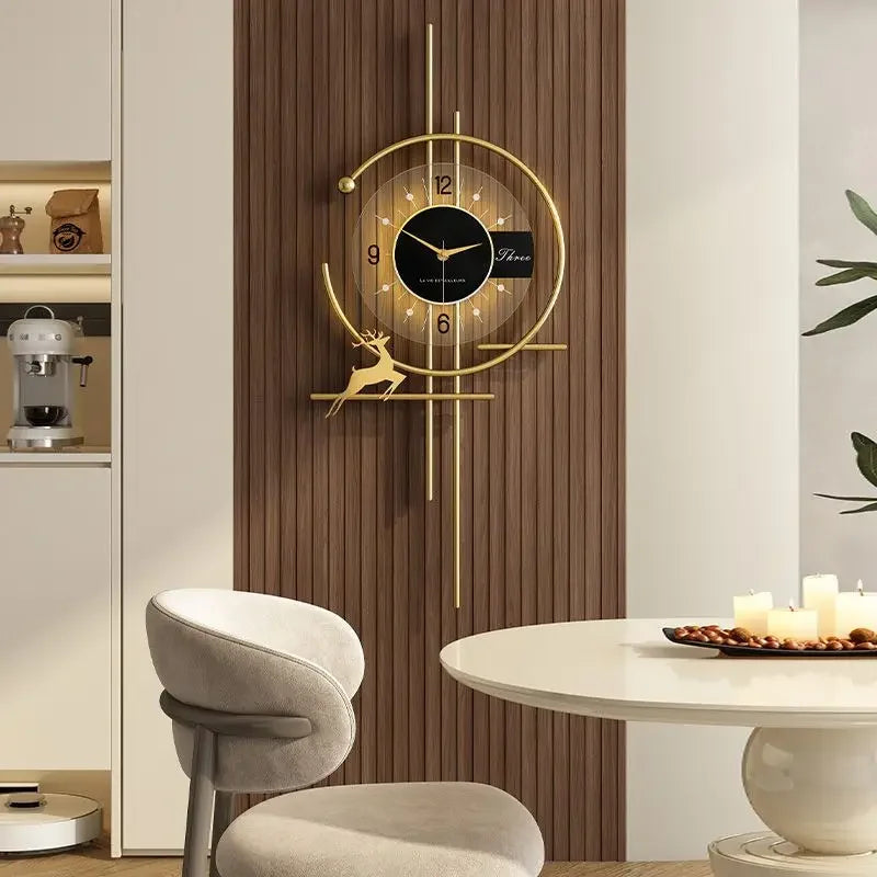 Modern Wall Clock – Silent Quartz Design