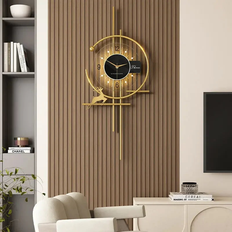 Modern Wall Clock – Silent Quartz Design