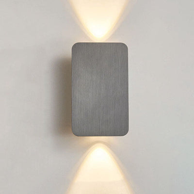 Nordic Minimalist Aluminum Rectangular LED Wall Sconce