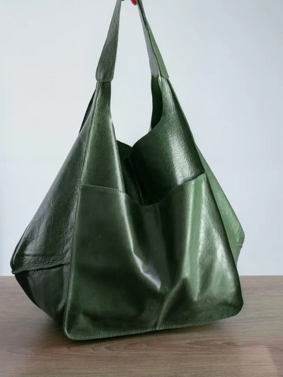Maxine Beach Tote – Large PU Leather Summer Bag