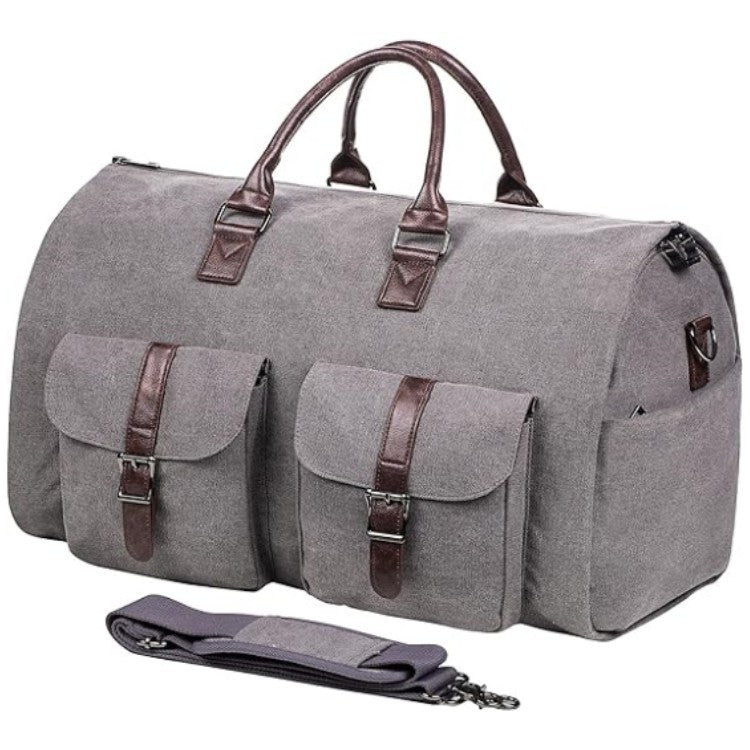 TravelLux Leather Travel Suitcase for Stylish Getaways