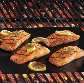 Reusable Non-Stick BBQ Grill Mat for Outdoor Cooking