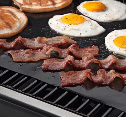 Reusable Non-Stick BBQ Grill Mat for Outdoor Cooking