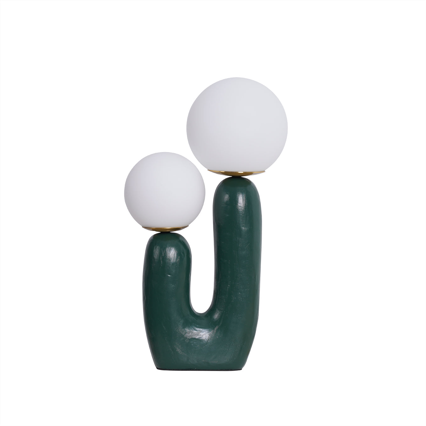 Modern Glass and Resin Table Lamp