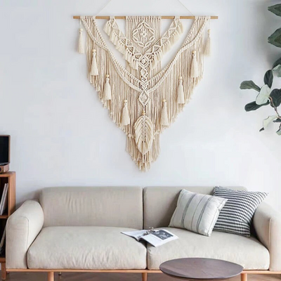Handmade Macrame Wall Hanging Scandinavian Boho Decor