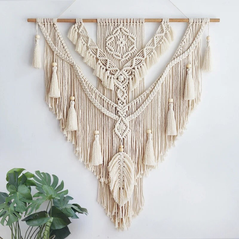Handmade Macrame Wall Hanging Scandinavian Boho Decor