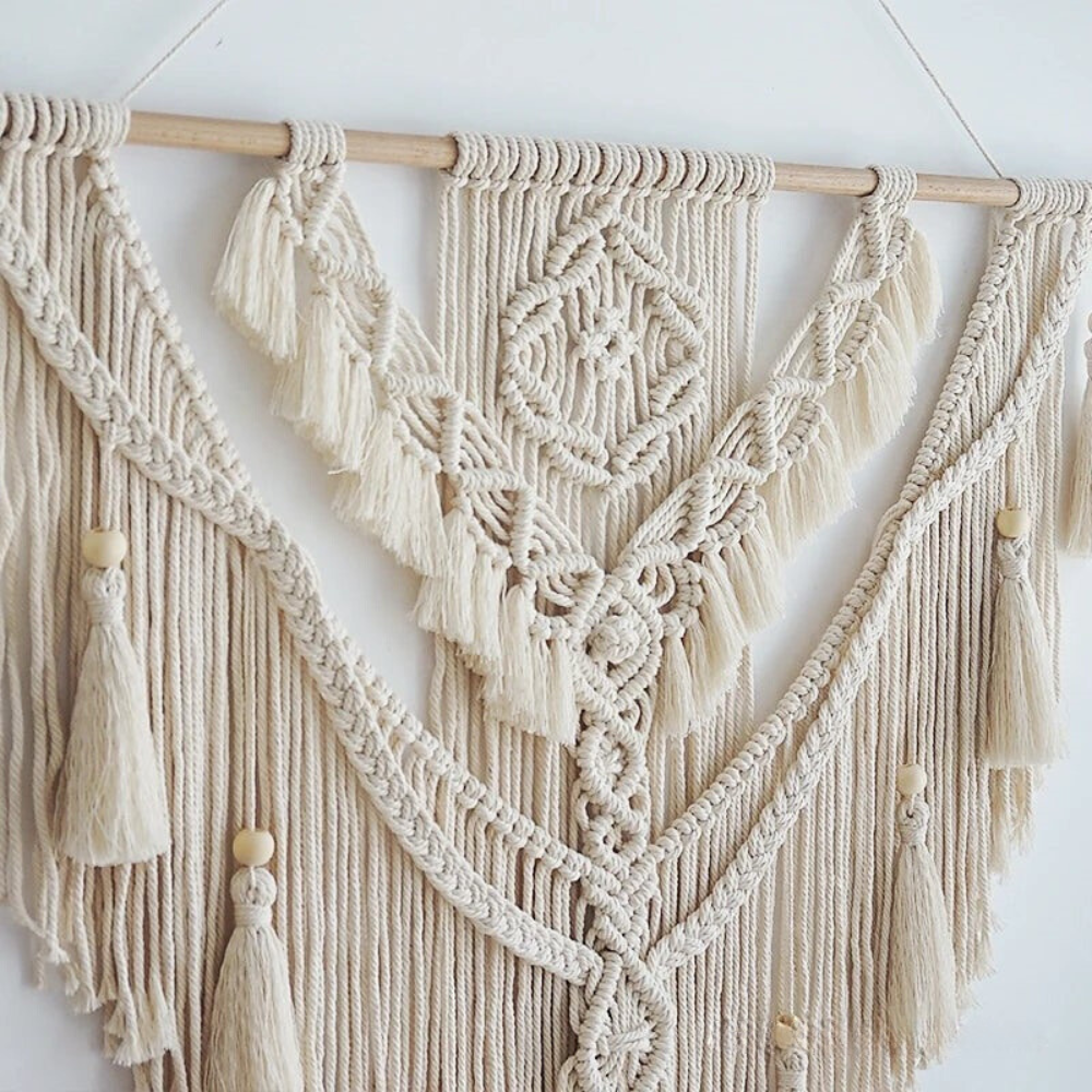 Handmade Macrame Wall Hanging Scandinavian Boho Decor