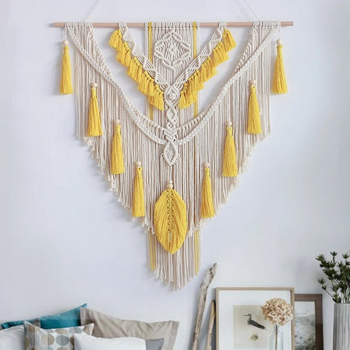 Handmade Macrame Wall Hanging Scandinavian Boho Decor