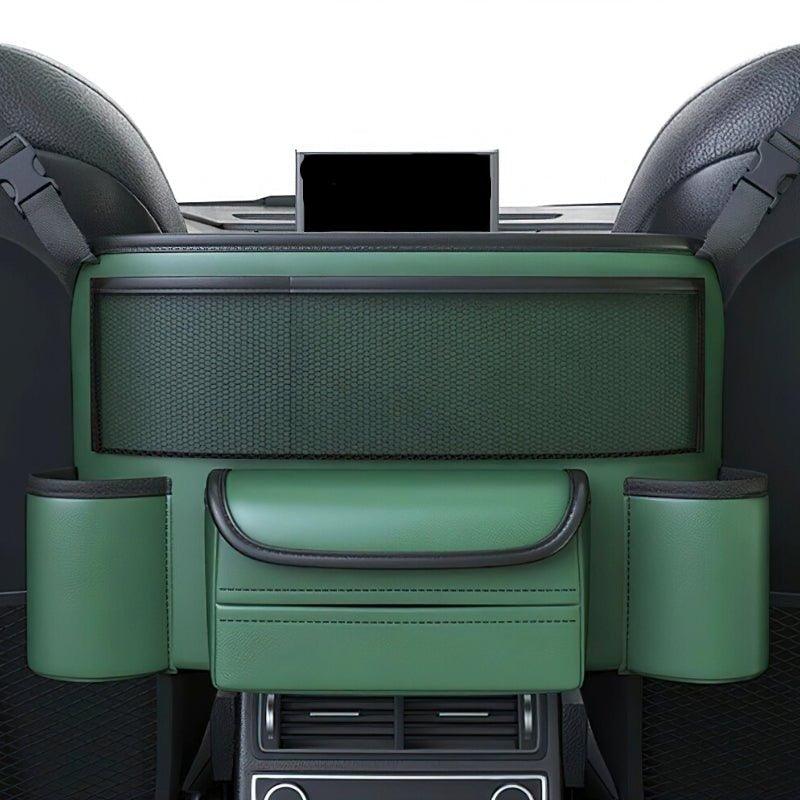 Car Seat Multi-Pocket Organizer with Adhesive Mount