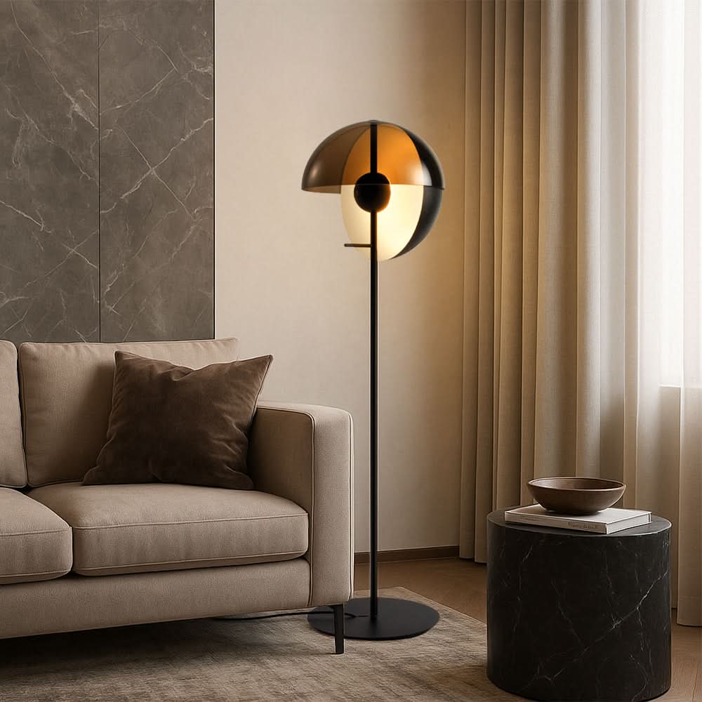 Modern Glass Globe Floor Lamp – Hau Design