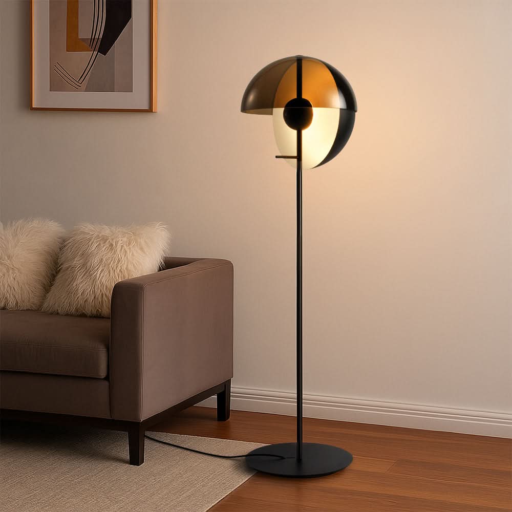 Modern Glass Globe Floor Lamp – Hau Design