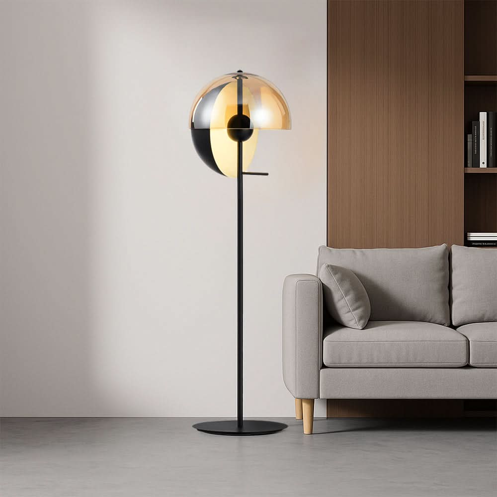 Modern Glass Globe Floor Lamp – Hau Design