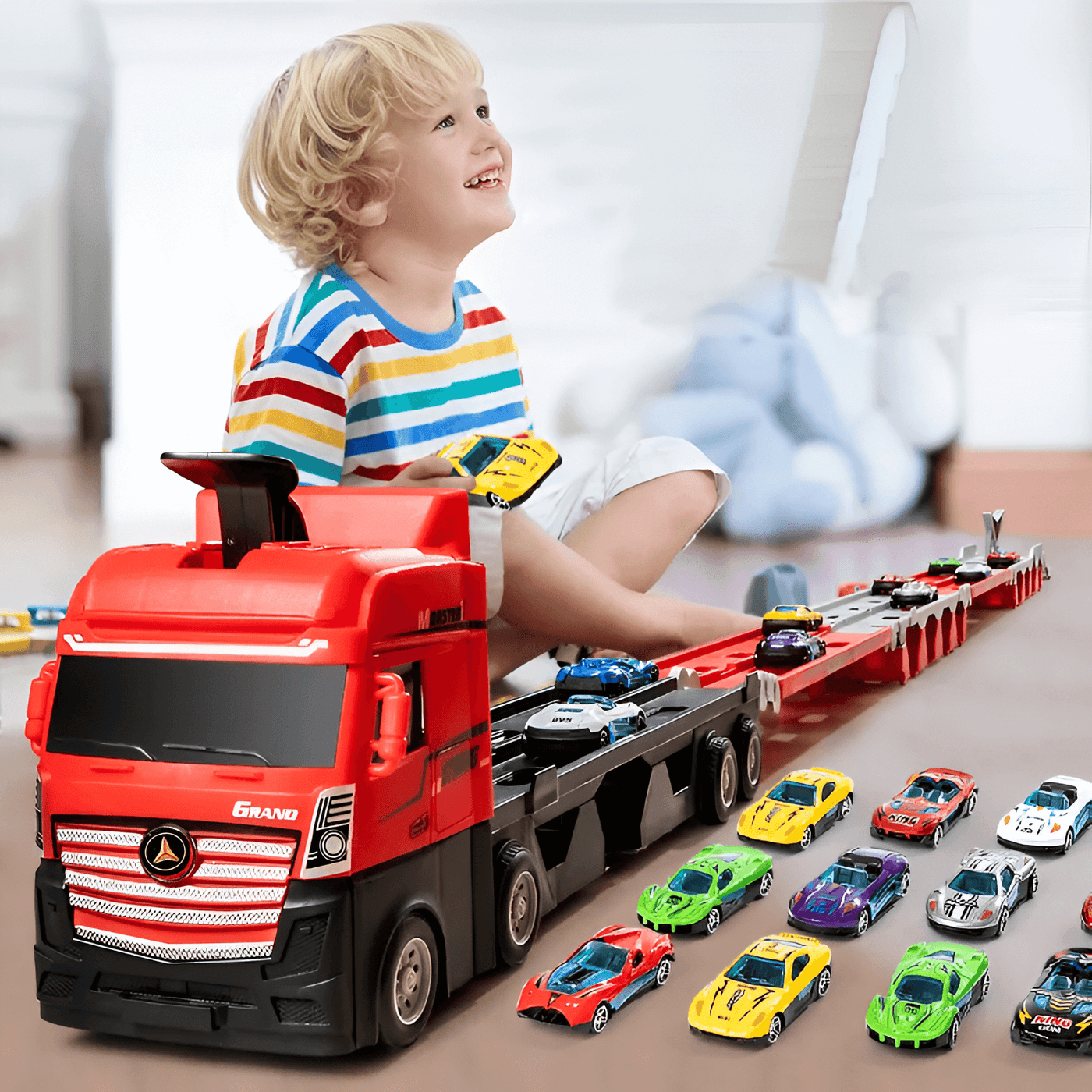 Modular Racing Track Set for Kids