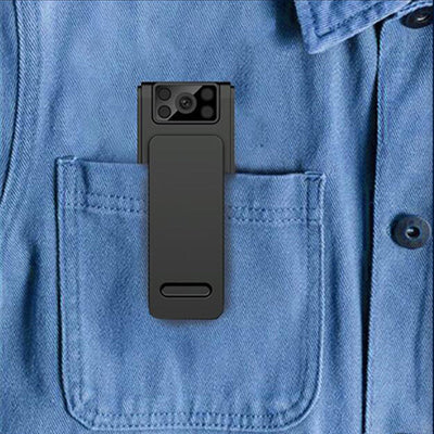 HD Magnetic Clip Camera with Wide-Angle Lens