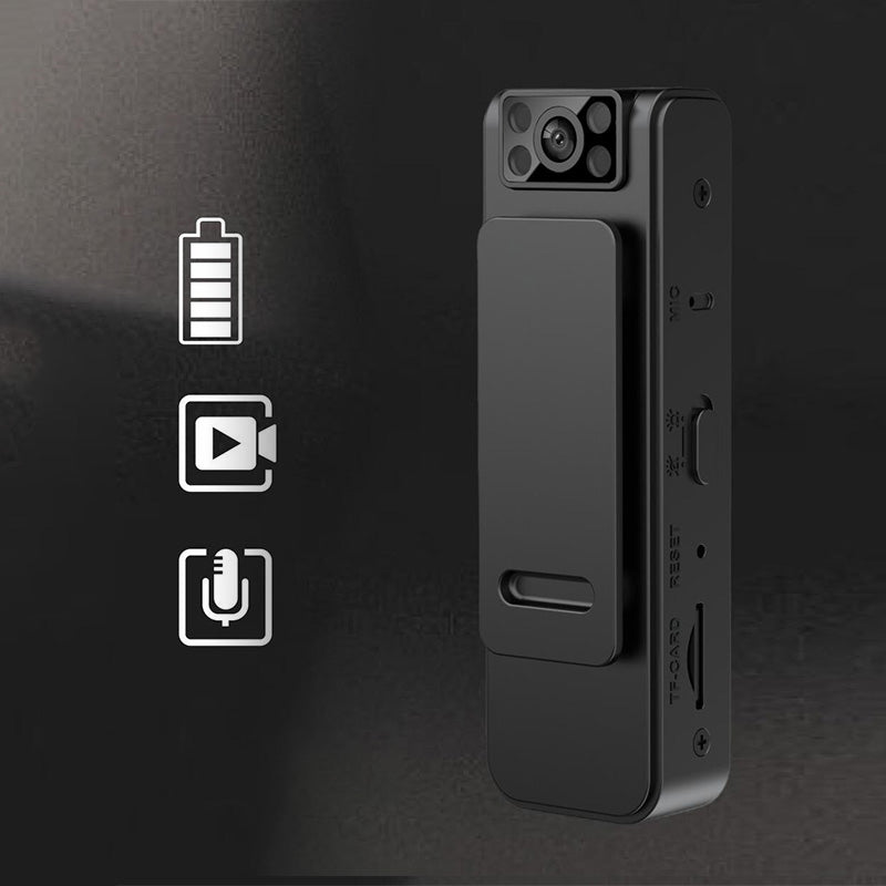 HD Magnetic Clip Camera with Wide-Angle Lens