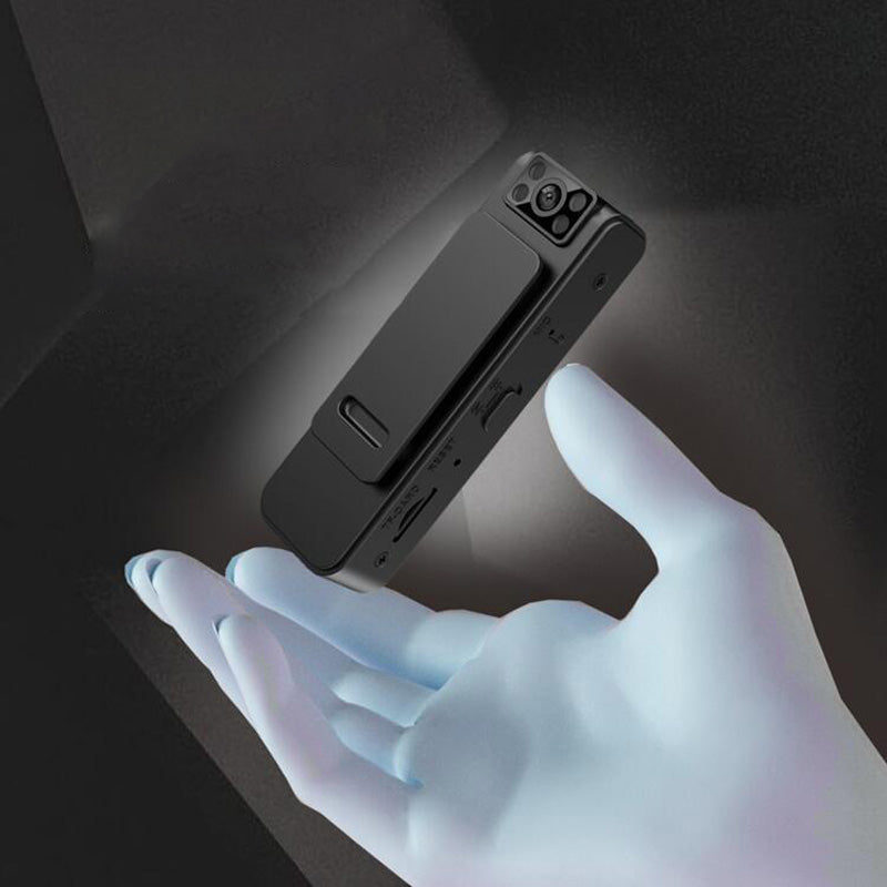 HD Magnetic Clip Camera with Wide-Angle Lens