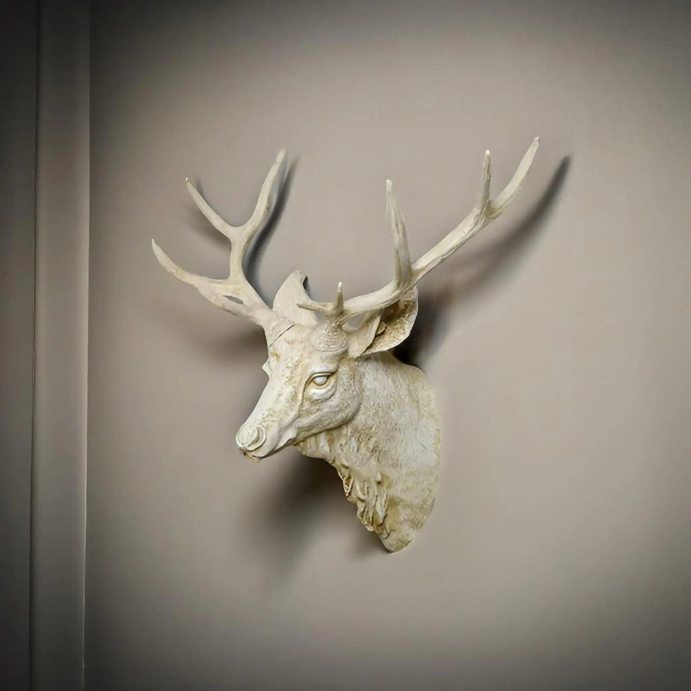 Faux Deer Head Wall Ornament Decoration