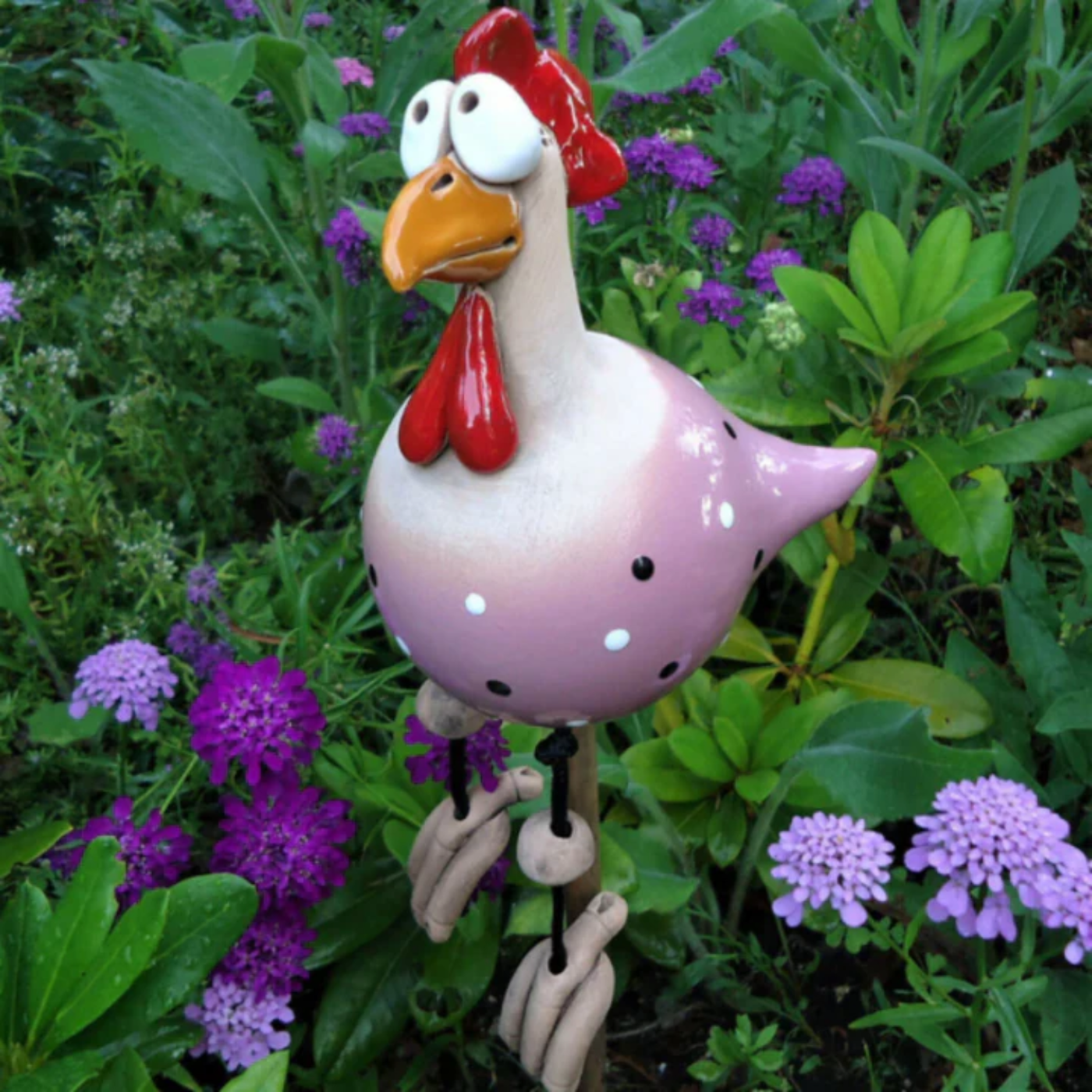 Happy Chicken – Colorful Garden Chicken Decoration