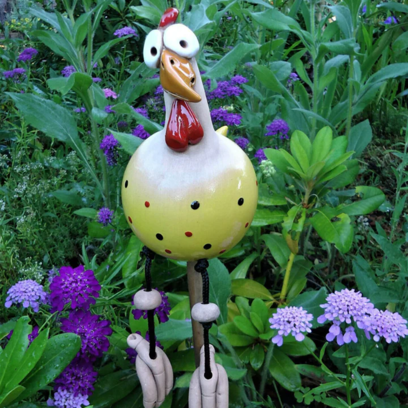 Happy Chicken – Colorful Garden Chicken Decoration