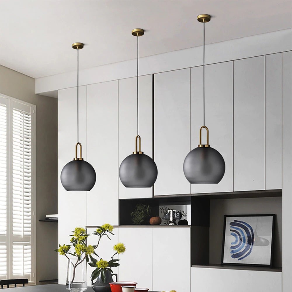 Hilde Modern Glass Pendant Light – Frosted or Clear Shade