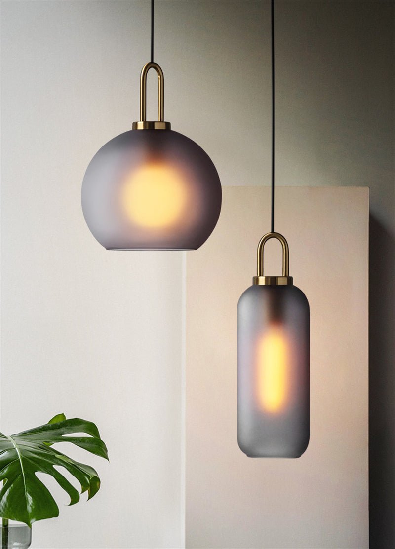 Hilde Modern Glass Pendant Light – Frosted or Clear Shade