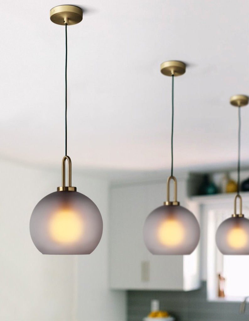 Hilde Modern Glass Pendant Light – Frosted or Clear Shade