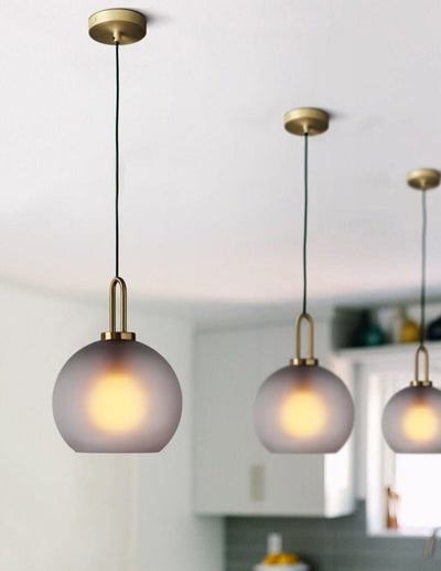 Hilde Modern Glass Pendant Light – Frosted or Clear Shade
