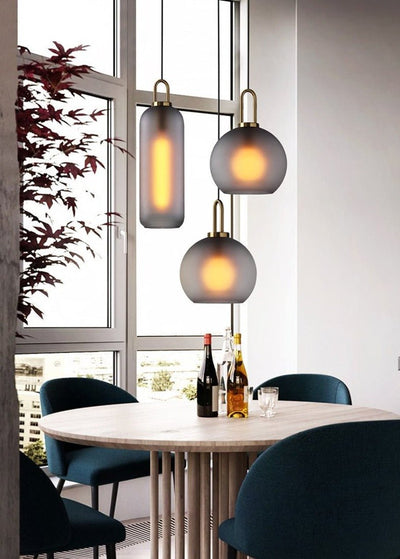 Hilde Modern Glass Pendant Light – Frosted or Clear Shade