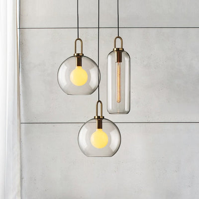Hilde Modern Glass Pendant Light – Frosted or Clear Shade