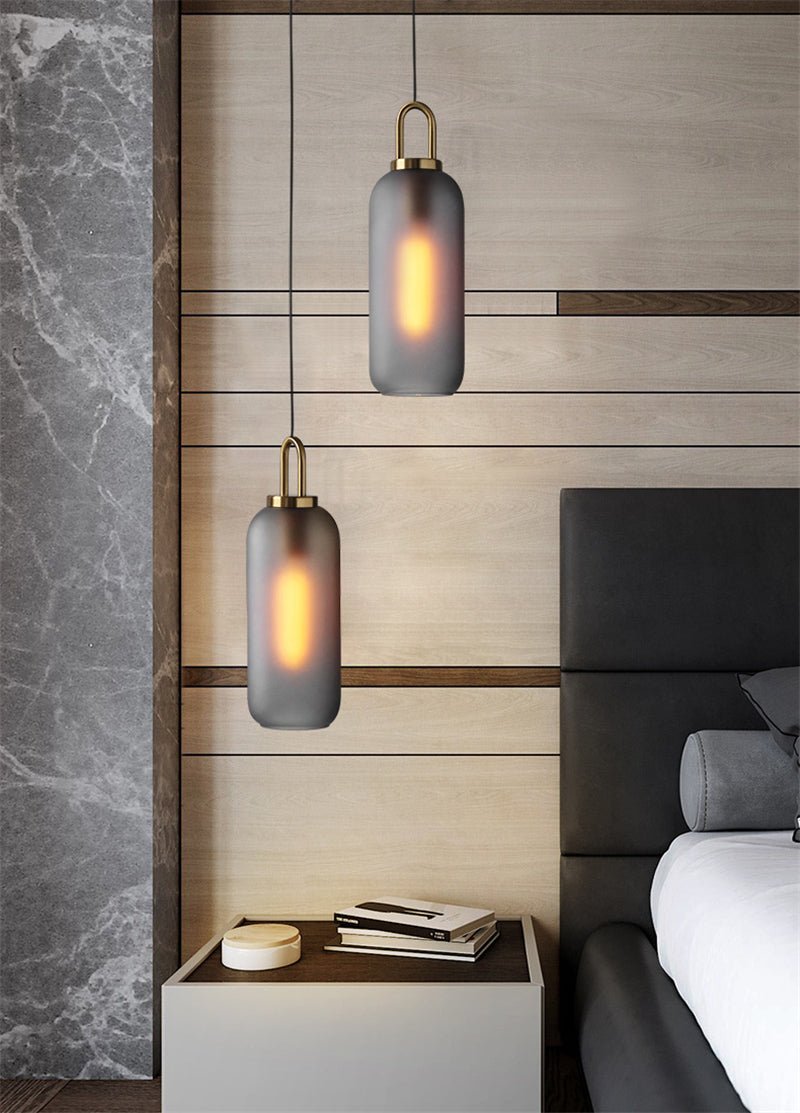 Hilde Modern Glass Pendant Light – Frosted or Clear Shade