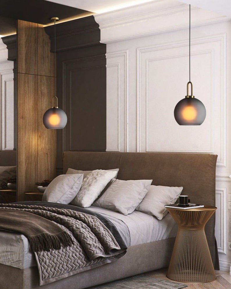 Hilde Modern Glass Pendant Light – Frosted or Clear Shade