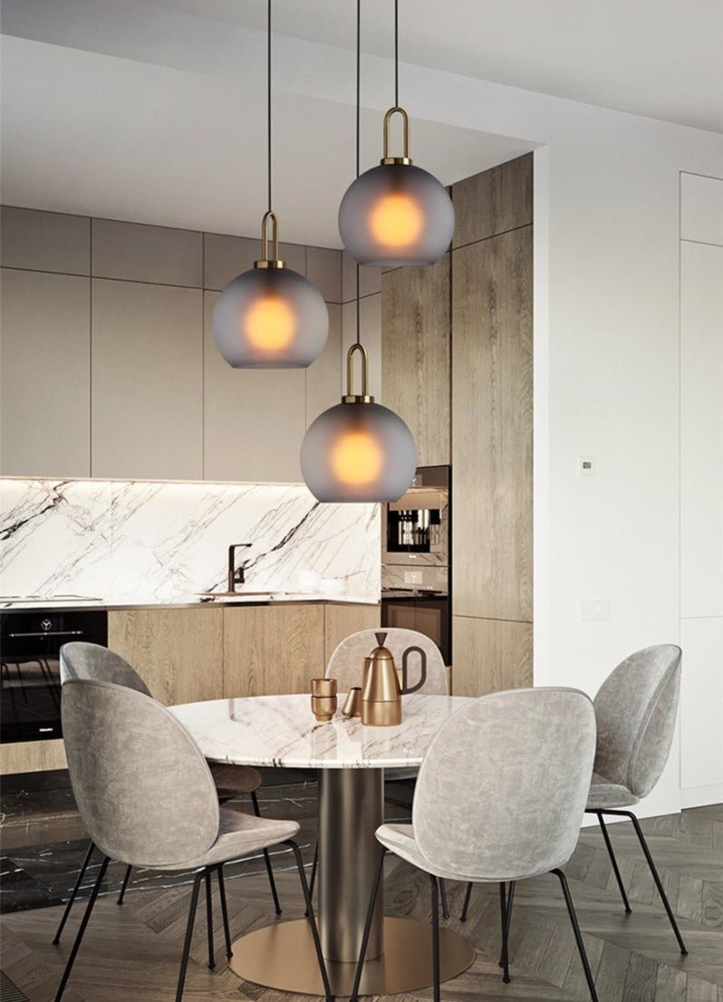 Hilde Modern Glass Pendant Light – Frosted or Clear Shade