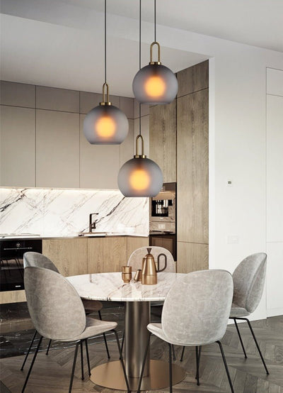 Hilde Modern Glass Pendant Light – Frosted or Clear Shade