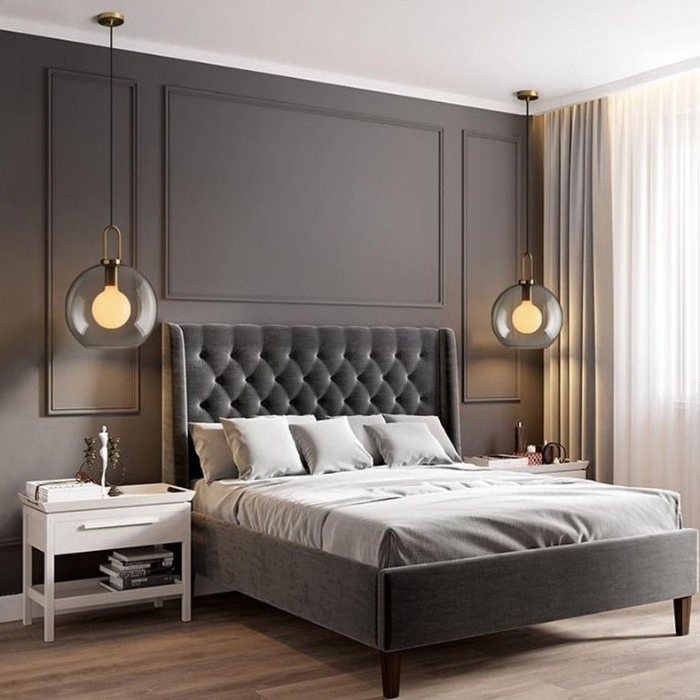 Hilde Modern Glass Pendant Light – Frosted or Clear Shade
