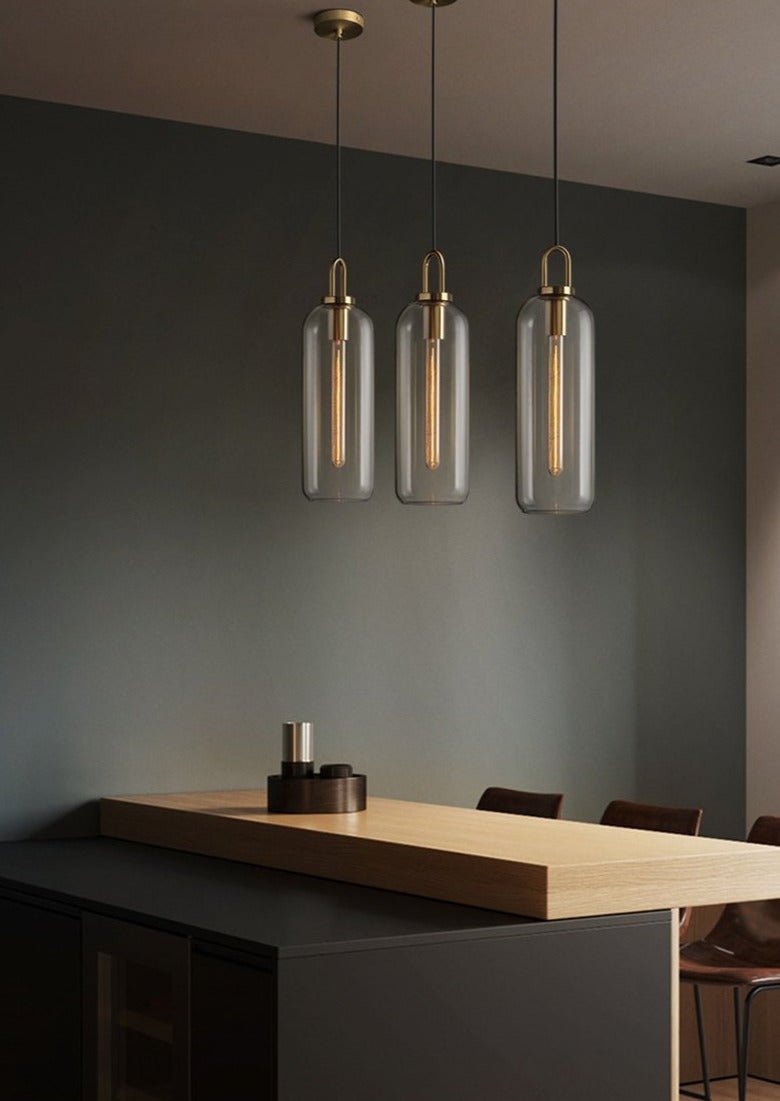Hilde Modern Glass Pendant Light – Frosted or Clear Shade