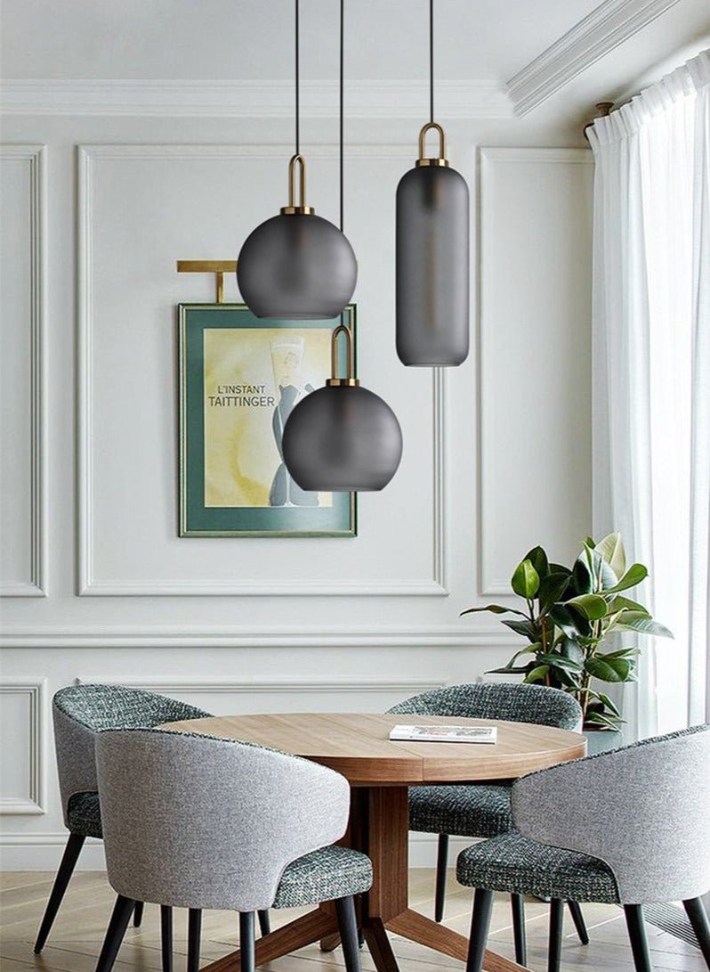 Hilde Modern Glass Pendant Light – Frosted or Clear Shade