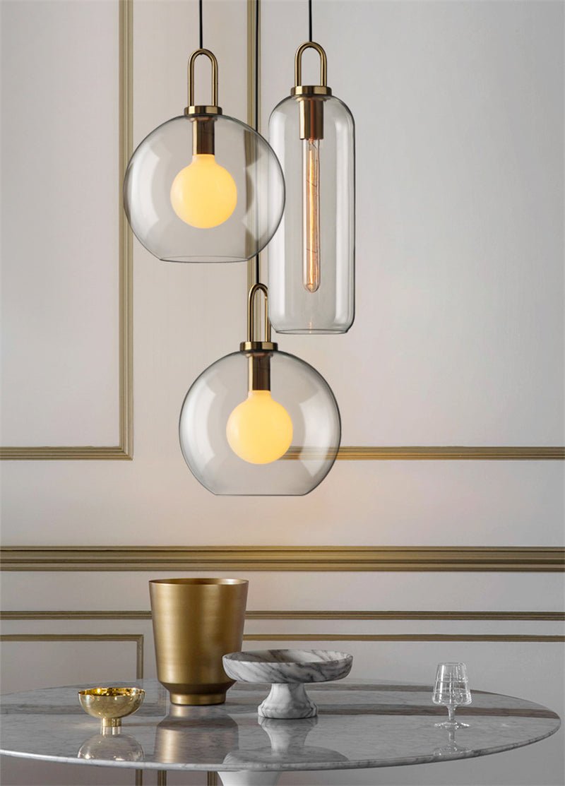 Hilde Modern Glass Pendant Light – Frosted or Clear Shade
