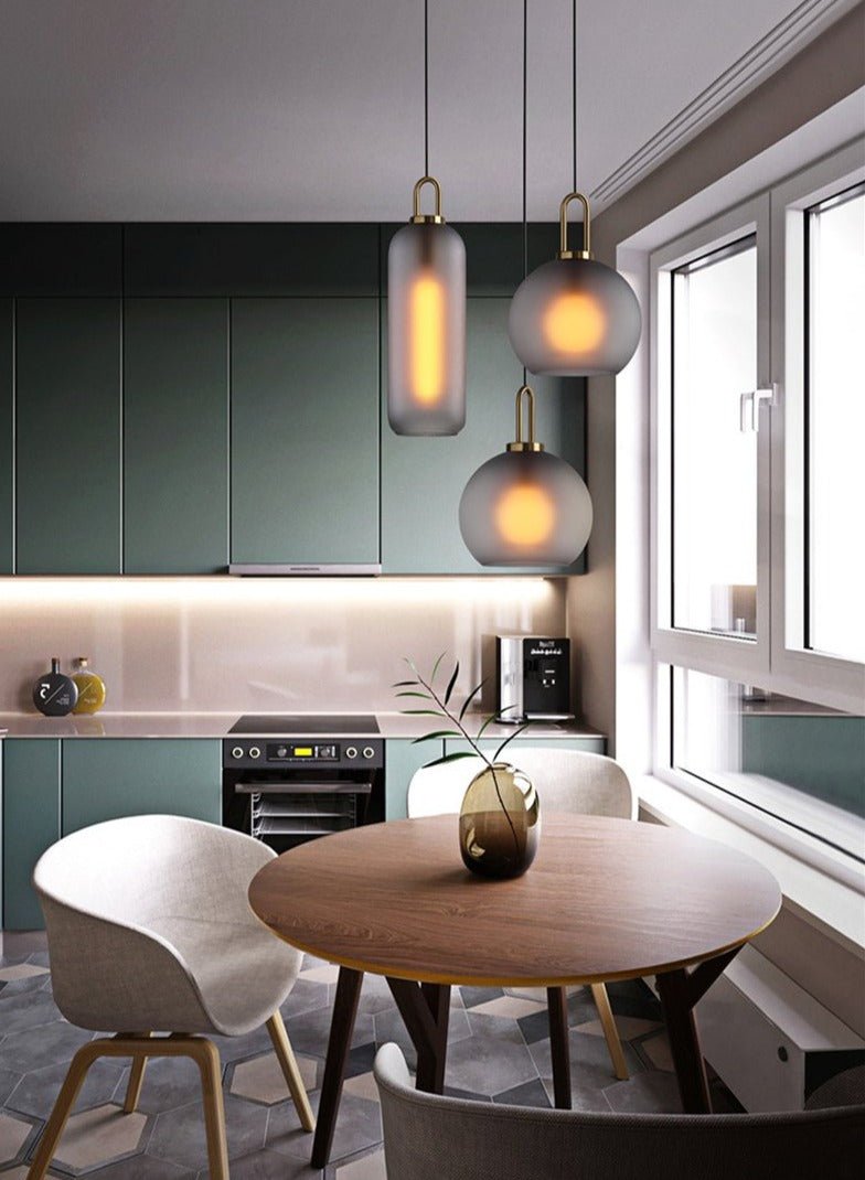 Hilde Modern Glass Pendant Light – Frosted or Clear Shade