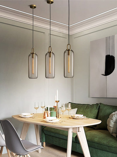Hilde Modern Glass Pendant Light – Frosted or Clear Shade