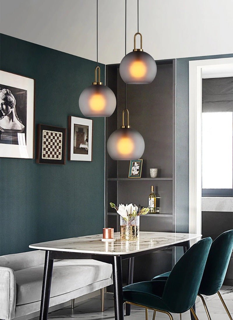 Hilde Modern Glass Pendant Light – Frosted or Clear Shade