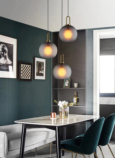 Hilde Modern Glass Pendant Light – Frosted or Clear Shade