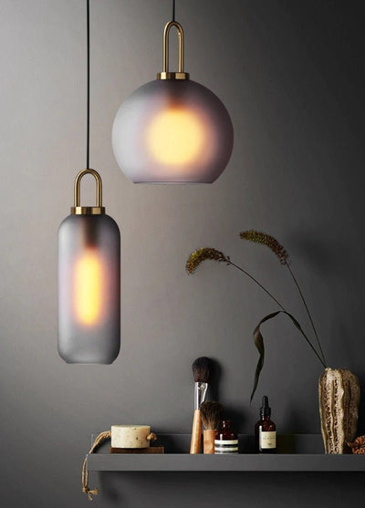 Hilde Modern Glass Pendant Light – Frosted or Clear Shade