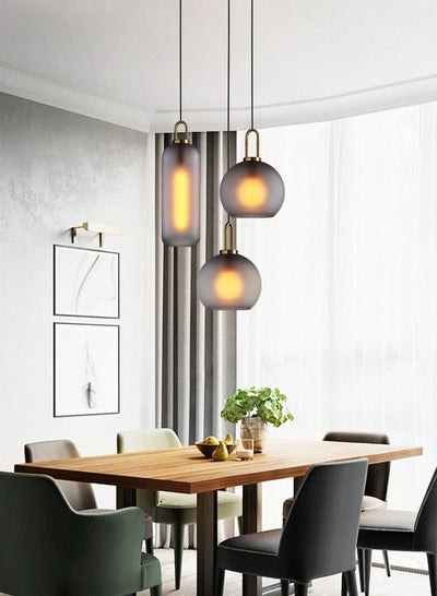 Hilde Modern Glass Pendant Light – Frosted or Clear Shade