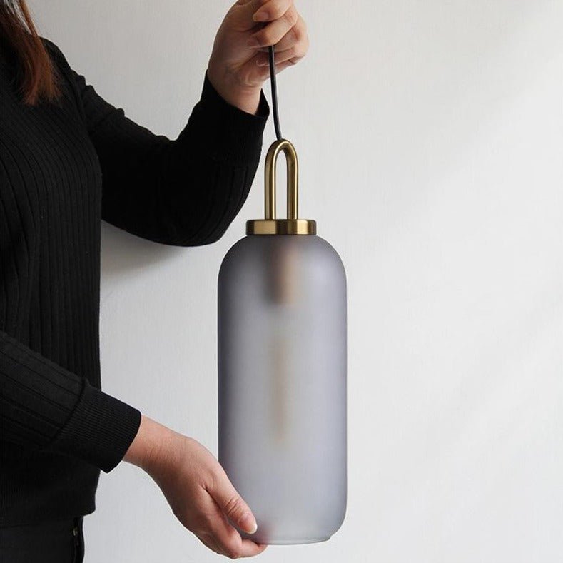 Hilde Modern Glass Pendant Light – Frosted or Clear Shade