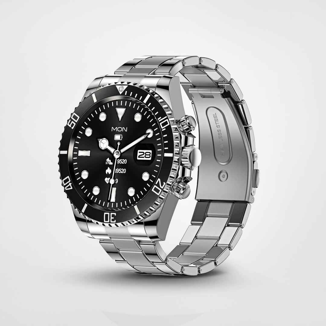 Bluetooth Smartwatch with Heart Rate and Activity Tracking