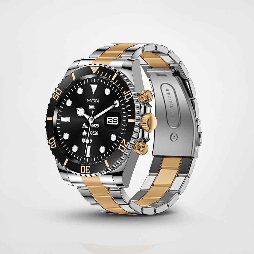 Bluetooth Smartwatch with Heart Rate and Activity Tracking