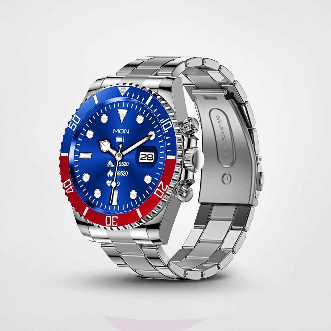 Bluetooth Smartwatch with Heart Rate and Activity Tracking