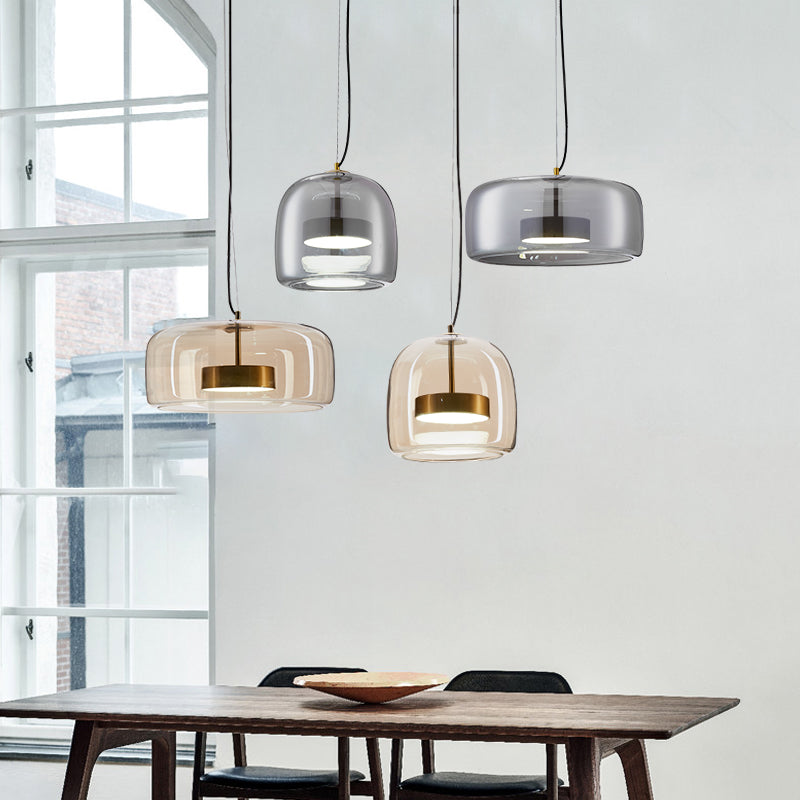 Modern Glass Hotel-Style Pendant Light