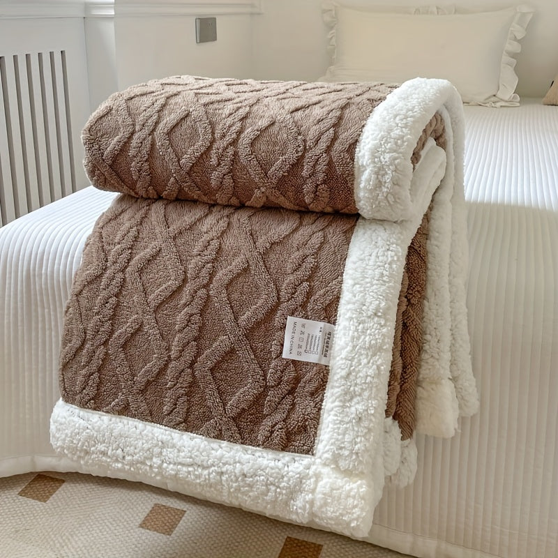 Soft Comfort Blanket for Bed, Sofa, and Travel